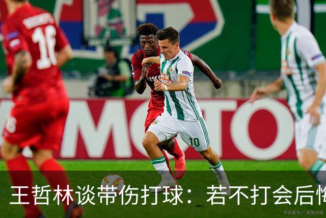 王哲林谈带伤打球：若不打会后悔 一辈子能有几次站在总决舞台上